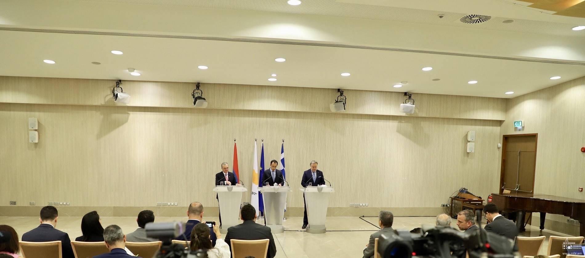 Joint Statement by the Foreign Ministers of Armenia, Cyprus and Greece
