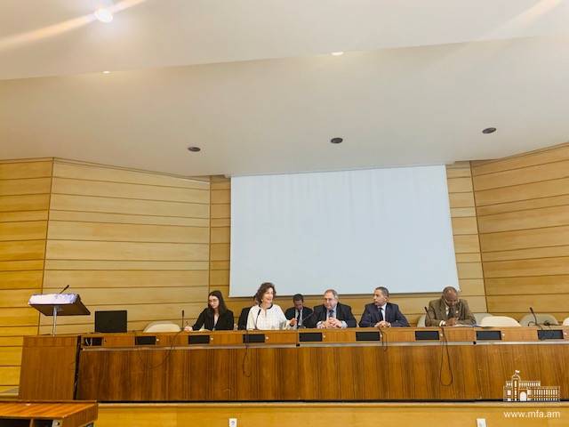 La réunion plénière du Groupe francophone de l’UNESCO sous la présidence du représentant permanent de l’Arménie