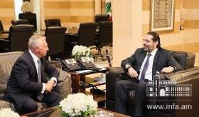 ՀՀ դեսպանի հանդիպումը Լիբանանի վարչապետի հետ