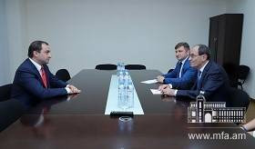 Honorary Consul of Moldova received at the MFA of Armenia on the occasion of presenting his accreditation papers