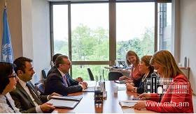 The Meeting of Foreign Minister Zohrap Mnatsakanyan with Michelle Bachelet, the UN High Commissioner for Human Rights