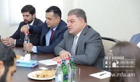 ՀՀ ԱԳՆ գլխավոր քարտուղարի հանդիպումը Շարժայի կառավարական պատվիրակության հետ