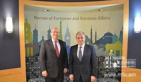 The meeting of Zohrab Mnatsakanyan with Philip Reeker, the U.S. Acting Assistant Secretary for European and Eurasian Affairs