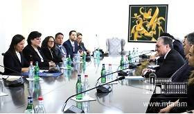 Foreign Minister Zohrab Mnatsakanyan received the delegation headed by Eleni Kounalakis, the Lieutenant Governor of California