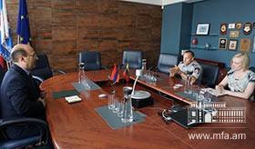 Դեսպան Մկրտչյանի հանդիպումը Լիտվայի ոստիկանության պետի հետ
