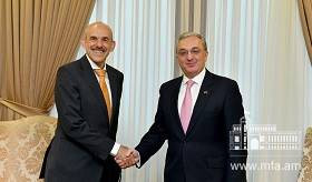 Foreign Minister of Armenia Zohrab Mnatsakanyan receives Michael Johannes Banzhaf, the newly appointed Ambassador of Germany
