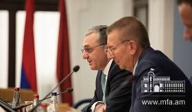 Remarks by the Foreign Minister of Armenia Zohrab Mnatsakanyan at the joint press conference with Edgars Rinkevičs, the Foreign Minister of Latvia