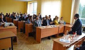Foreign Minister Zohrab Mnatsakanyan delivered a lecture for the students at the Faculty of Social Sciences of the University of Latvia