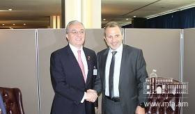 Meeting of the heads of Foreign Ministries of Armenia and Lebanon