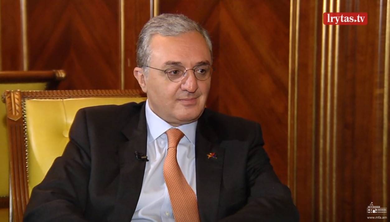 Interview of Foreign Minister Zohrab Mnatsakanyan to the Lithuanian LRytas TV