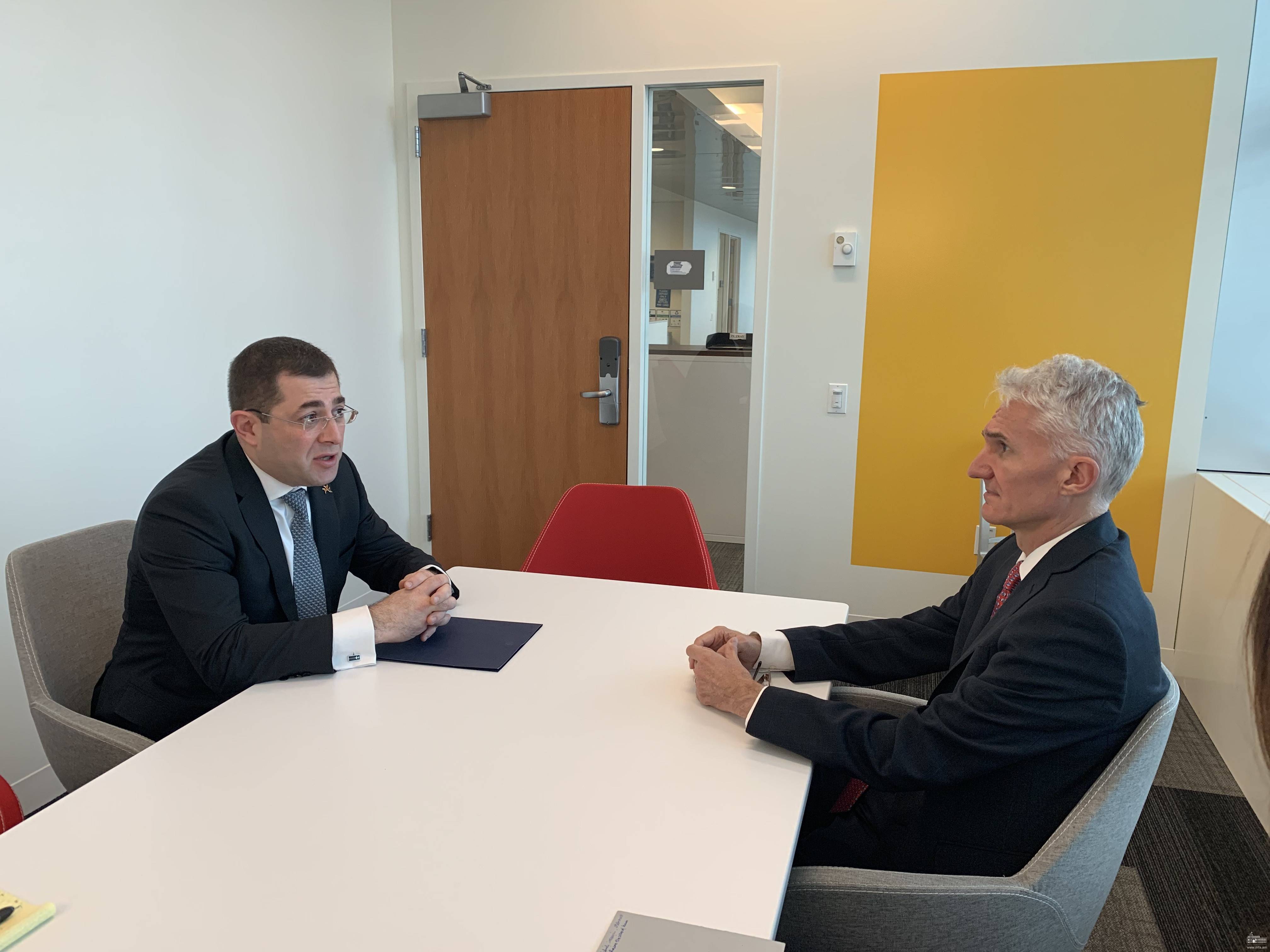 Armenia’s Permanent Representative to the United Nations met with the UN Under-Secretary General for Humanitarian Affairs