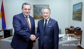 Կորեայի Հանրապետության նորանշանակ դեսպանն իր հավատարմագրերի պատճենը հանձնեց ԱԳ նախարարի տեղակալին
