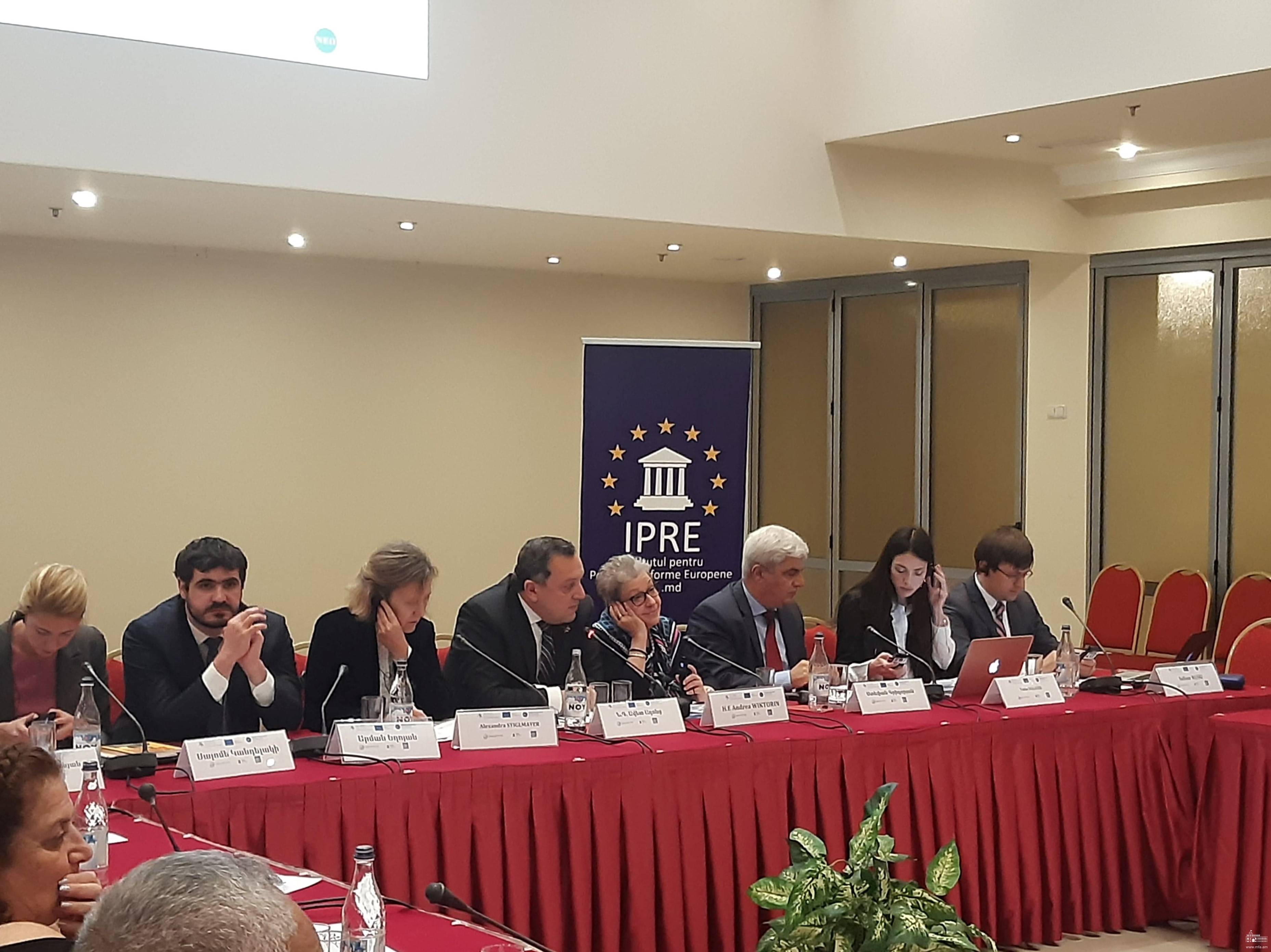 ԱԳ նախարարի տեղակալը մասնակցեց &laquo;Փորձի փոխանակման միջոցով մուտքի արտոնագրերի արդյունավետ ազատականացման խթանումը Վրաստանում, Մոլդովայում և Հայաստանում&raquo; համաժողովին