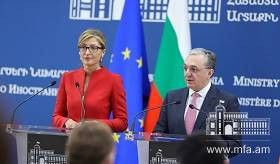 ԱԳ նախարար Զոհրաբ Մնացականյանի խոսքը և պատասխանը լրագրողների հարցերին Բուլղարիայի ԱԳ նախարար Եկատերինա Զախարիևայի հետ համատեղ մամուլի ասուլիսին