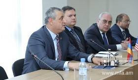 ԱԳ նախարարի տեղակալն ընդունեց ԱՄՆ պետքարտուղարության Կովկասի ու տարածաշրջանային հակամարտությունների գրասենյակի տնօրենին
