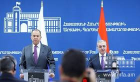 ԱԳ նախարար Զոհրաբ Մնացականյանի խոսքը և պատասխանը լրագրողների հարցերին Ռուսաստանի ԱԳ նախարար Սերգեյ Լավրովի հետ համատեղ մամուլի ասուլիսին
