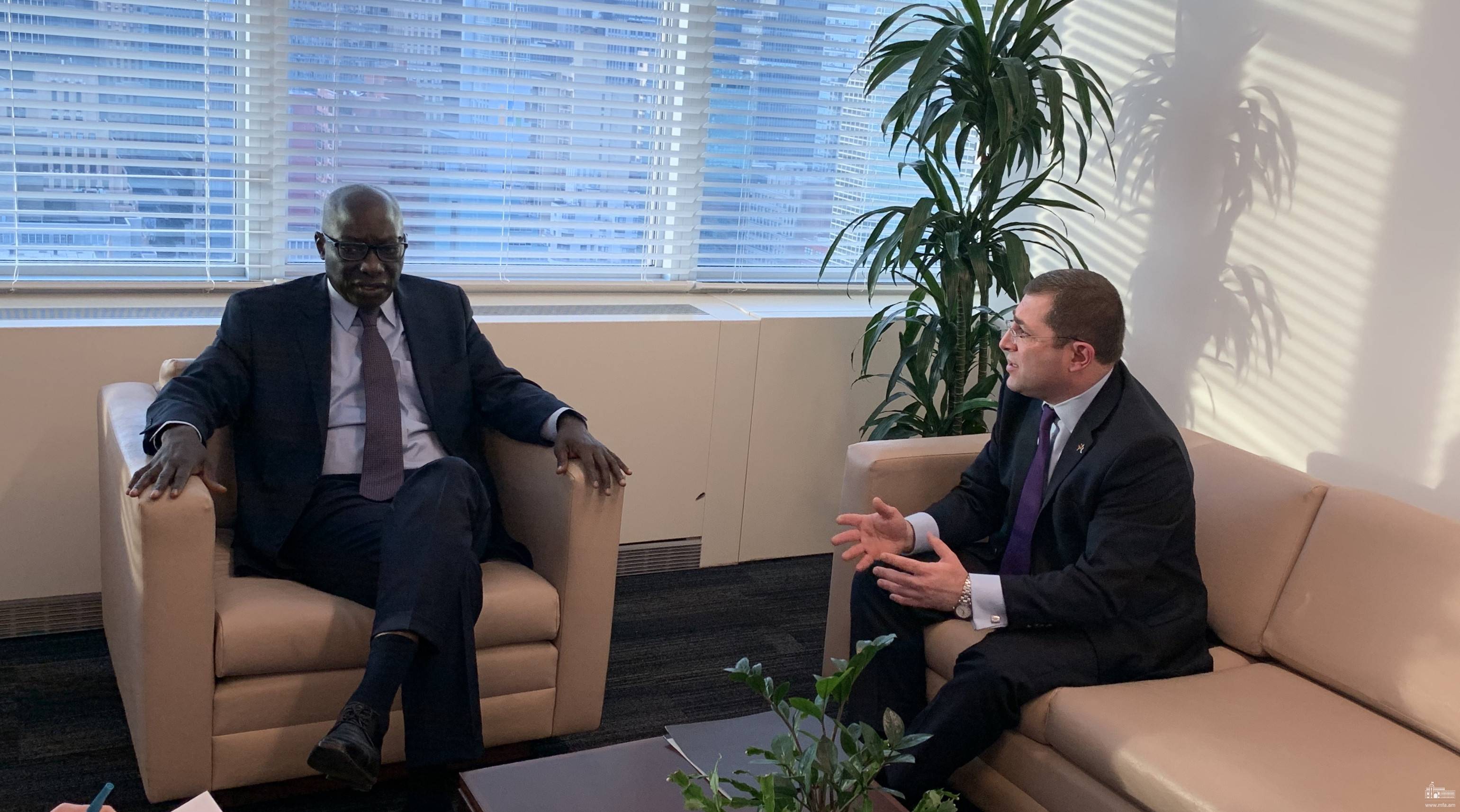 Armenia’s Permanent Representative to the United Nations met with the Special Adviser of the UN Secretary-General on the Prevention of Genocide
