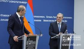 ԱԳ նախարար Զոհրաբ Մնացականյանի խոսքը և պատասխանը լրագրողների հարցերին Հորդանանի Հաշիմյան Թագավորության արտաքին գործերի և արտագաղթյալների նախարար Այման Սաֆադիի հետ համատեղ մամուլի ասուլիսին
