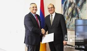The newly appointed Ambassador of South Africa presented the copies of his credentials to the Deputy Foreign Minister