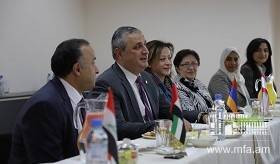 ԱԳ նախարարի տեղակալի հանդիպումը ՀՀ-ում հավատարմագրված մերձավորարևելյան տարածաշրջանի երկրների դիվանագետների հետ