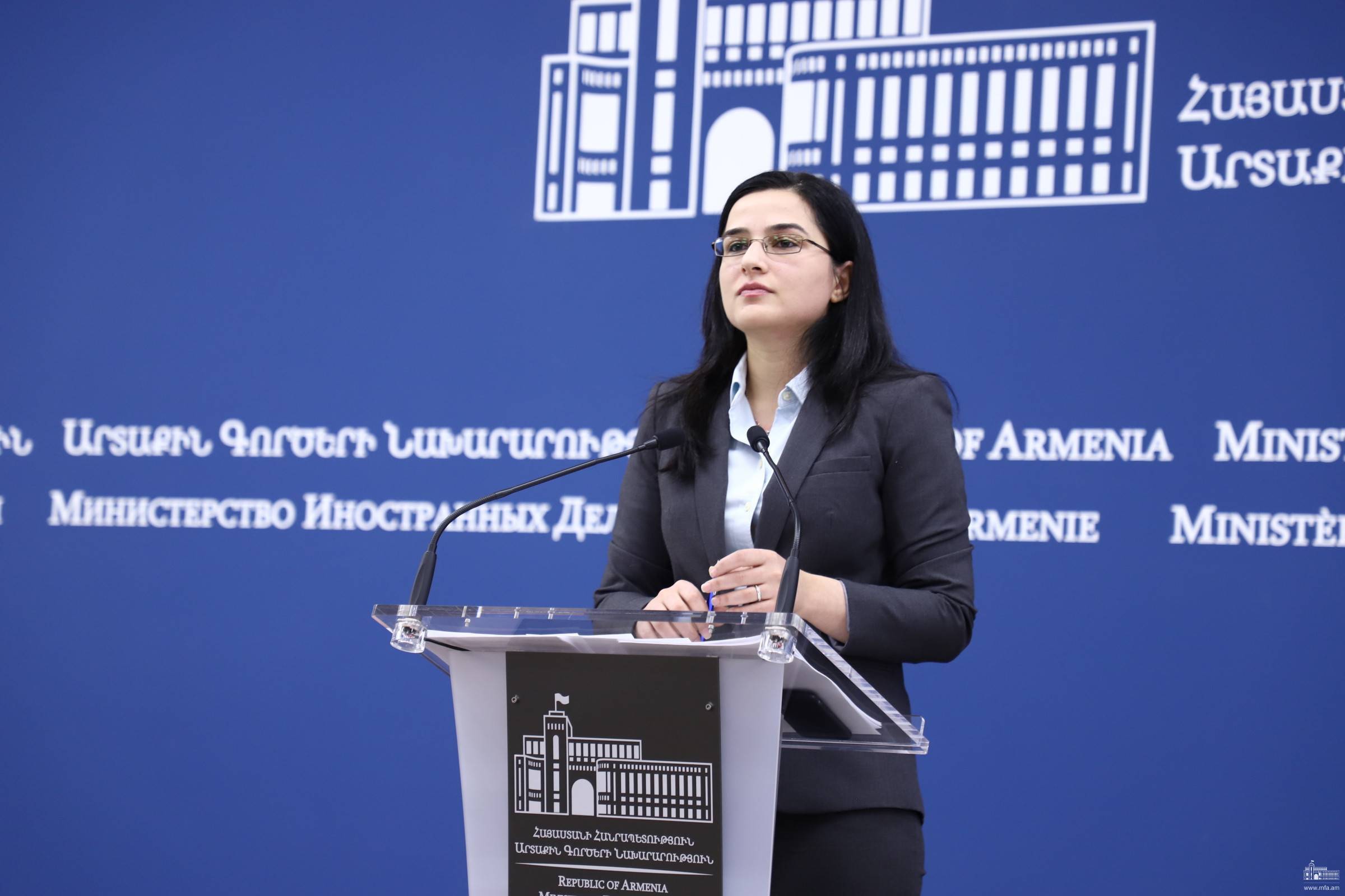 Ответ Пресс-секретаря МИД Армении Анны Нагдалян на вопрос о 30-ой годовщине погромов армян в Баку