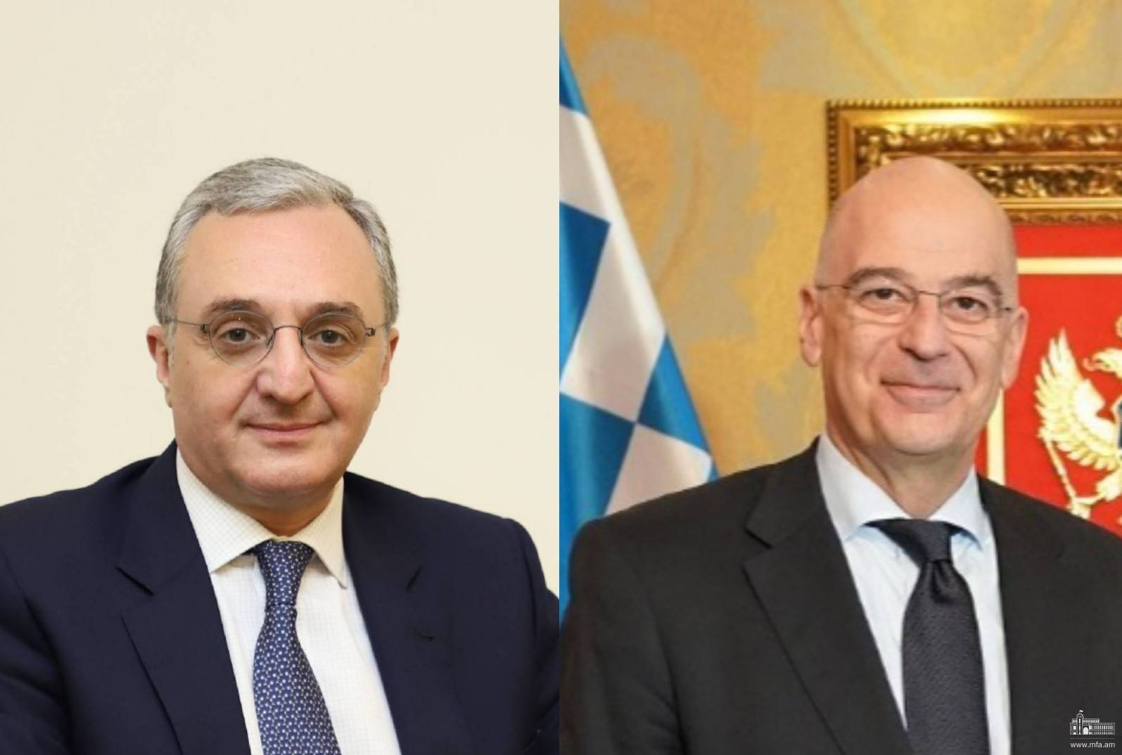 Foreign Minister of Armenia Zohrab Mnatsakanyan had a phone conversation with Nikos Dendias, Minister of Foreign Affairs of Greece