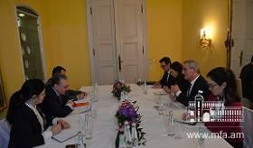 ԱԳ նախարար Զոհրաբ Մնացականյանի հանդիպումը Մալթայի արտաքին գործերի և եվրոպական հարցերով նախարար Էվարիստ Բարտոլոյի հետ