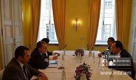 ԱԳ նախարար Զոհրաբ Մնացականյանի հանդիպումը Կիպրոսի ԱԳ նախարար Նիկոս Խրիստոդուլիդեսի հետ