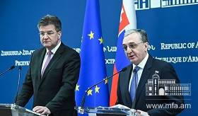 ԱԳ նախարար Զոհրաբ Մնացականյանի խոսքը Սլովակիայի Հանրապետության արտաքին և եվրոպական գործերի նախարար Միրոսլավ Լայչակի հետ համատեղ մամուլի ասուլիսի ժամանակ