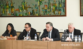 ԱԳՆ-ում կայացավ կորոնավիրուսի համաճարակի կանխարգելման հարցով հանդիպում