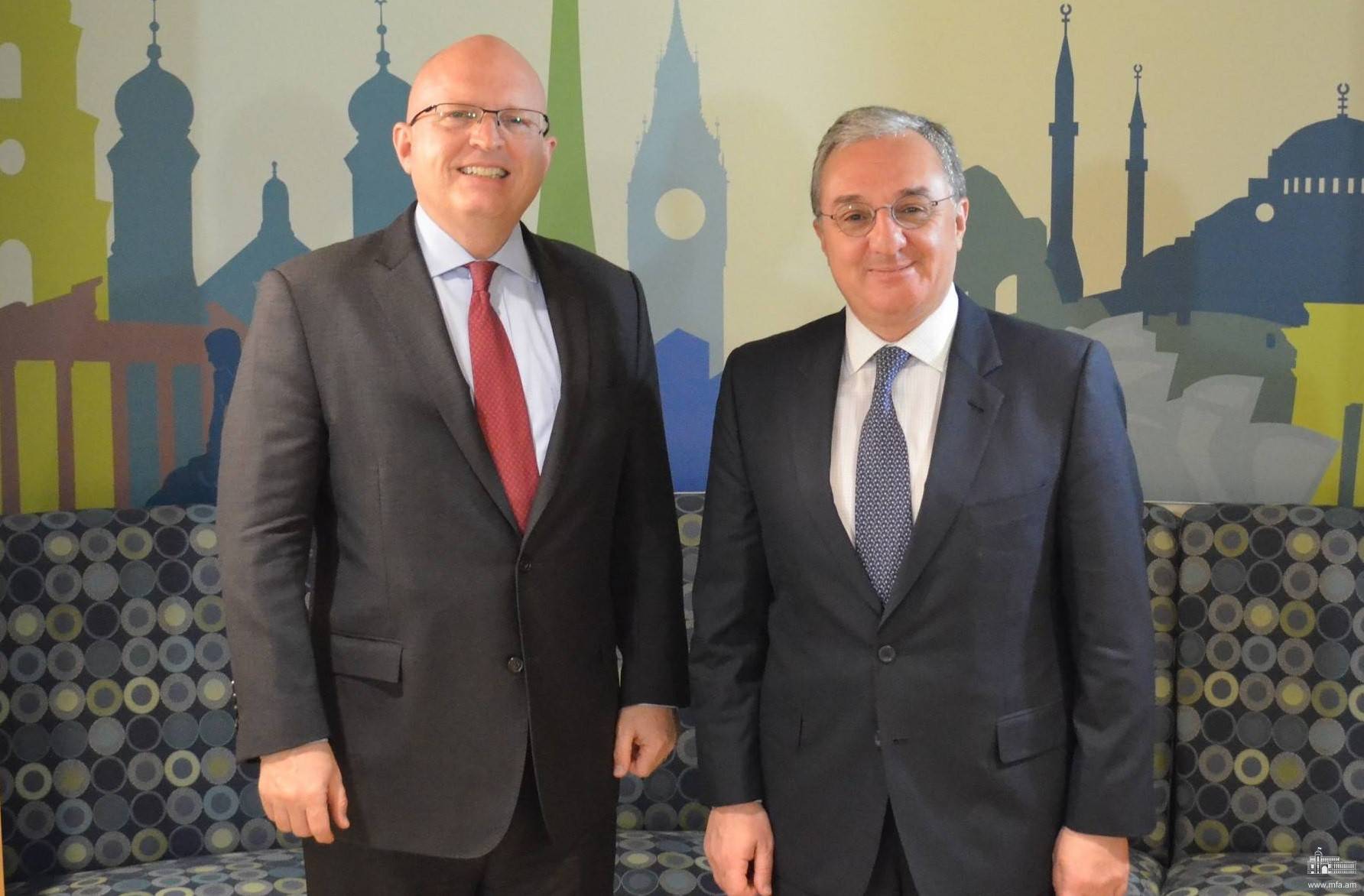 Phone conversation of Foreign Minister of Armenia Zohrab Mnatsakanyan with Philip Reeker, the U.S. Acting Assistant Secretary for European and Eurasian Affairs
