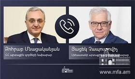 ՀՀ ԱԳ նախարար Զոհրաբ Մնացականյանի հեռախոսազրույցը Լեհաստանի ԱԳ նախարար Յացեկ Չապուտովիչի հետ