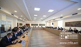 Արցախի դեմ Ադրբեջանի լայնամասշտաբ ագրեսիայի հետևանքների մասին հանդիպում Հայաստանում հավատարմագրված դիվանագիտական ներկայացուցչությունների ղեկավարների և միջազգային կառույցների ներկայացուցիչների  հետ