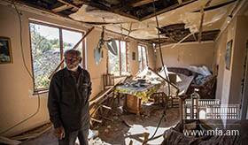 Shosh village in Artsakh heavily shelled by Azerbaijan / Photo credits: Areg Balayan