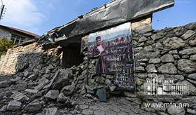 The consequences of the shelling of the city Shushi of Artsakh by Azerbaijan / Photo credits: David Ghahramanyan