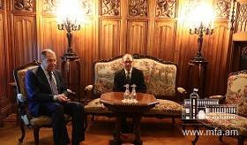 Հայաստանի ԱԳ նախարար Արա Այվազյանի հանդիպումը Ռուսաստանի ԱԳ նախարար Սերգեյ Լավրովի հետ