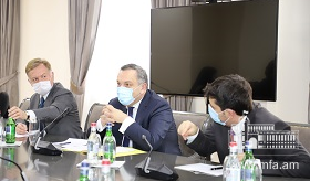 RA Deputy Foreign Minister Avet Adonts received the delegation led by his Italian counterpart Manilo Di Stefano