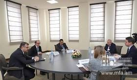 ԱԳ նախարար Արա Այվազյանի հանդիպումը ՀՀ-ում ԵԱՀԿ Մինսկի խմբի համանախագահ երկրների դեսպանների հետ