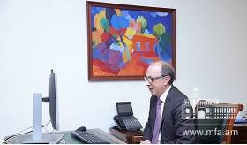 ԱԳ նախարար Արա Այվազյանի տեսազրույցը Նիդերլանդների Թագավորության ԱԳ նախարարի հետ