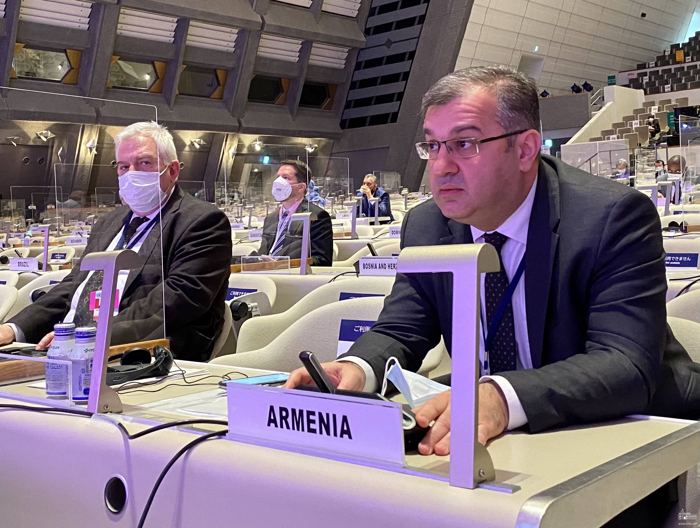 The remarks  of Deputy Foreign Minister of Armenia Artak Apitonyan at the 14th UN Congress on Crime Prevention and Criminal Justice