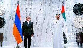 Foreign Minister Ara Aivazian met with Minister of Foreign Affairs and International Cooperation of the UAE Abdullah bin Zayed Al Nahyan