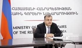 Deputy Foreign Minister Artak Apironian delivered remarks at the UNECE Regional Forum on Sustainable Development