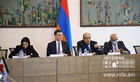 The expert meeting on Draft Agreement on the Establishment of the “Persian Gulf-Black Sea International Transport and Transit Corridor” took place at the MFA of the RA