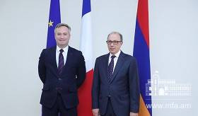 ԱԳ նախարար Արա Այվազյանի հանդիպումը Ֆրանսիայի արտաքին գործերի պետքարտուղար Ժան-Բատիստ Լըմուանի հետ