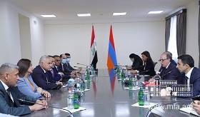 ԱԳ նախարարի պ.կ. Արա Այվազյանի հանդիպումը Իրաքի ԱԺ արտաքին հարաբերությունների մշտական հանձնաժողովի նախագահ Շիրկո Մուհամմադ Սալեհի հետ