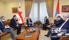 Acting Minister of Foreign Affairs of Armenia Ara Aivazian held a meeting with Minister of Foreign Affairs of Georgia David Zalkaliani