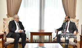 ՀՀ ԱԳ նախարար Արարատ Միրզոյանի հանդիպումը ԵԱՀԿ Մինսկի խմբի ռուսաստանցի համանախագահ Իգոր Խովաևի հետ