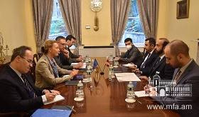 ԱԳ նախարար Արարատ Միրզոյանի հանդիպումը Եվրոպայի Խորհրդի Գլխավոր քարտուղար Մարիա Պեյչինովիչ Բուրիչի հետ