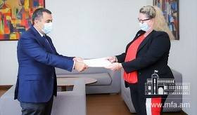 Newly appointed Ambassador of the Kingdom of Norway presented the copy of his credentials to the Deputy Foreign Minister