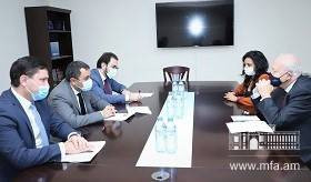 Deputy Minister of Foreign Affairs Vahe Gevorgyan met Miguel Ángel Moratinos, High Representative for the UN Alliance of Civilizations